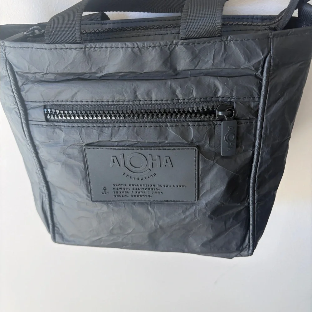 Aloha Collecton Black Crossbody Shoulder Bag